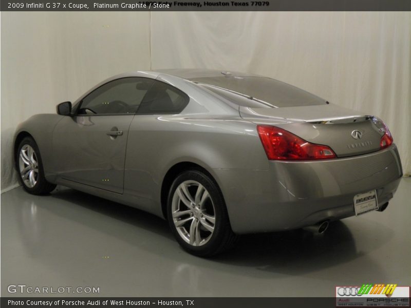 Platinum Graphite / Stone 2009 Infiniti G 37 x Coupe