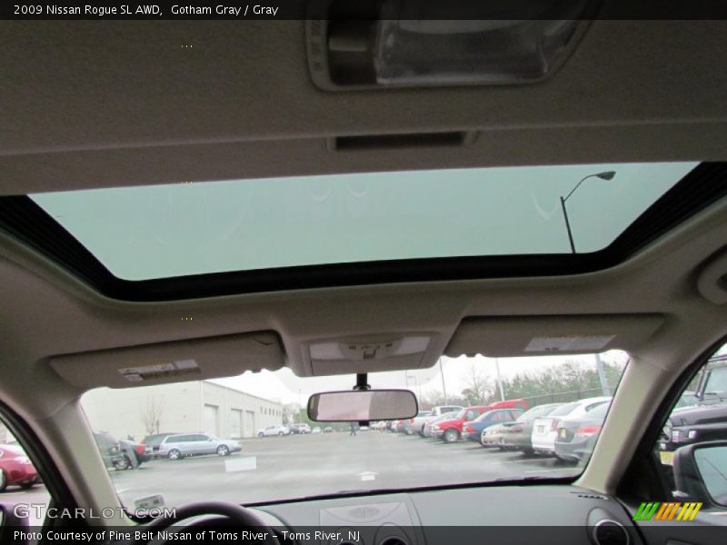 Gotham Gray / Gray 2009 Nissan Rogue SL AWD