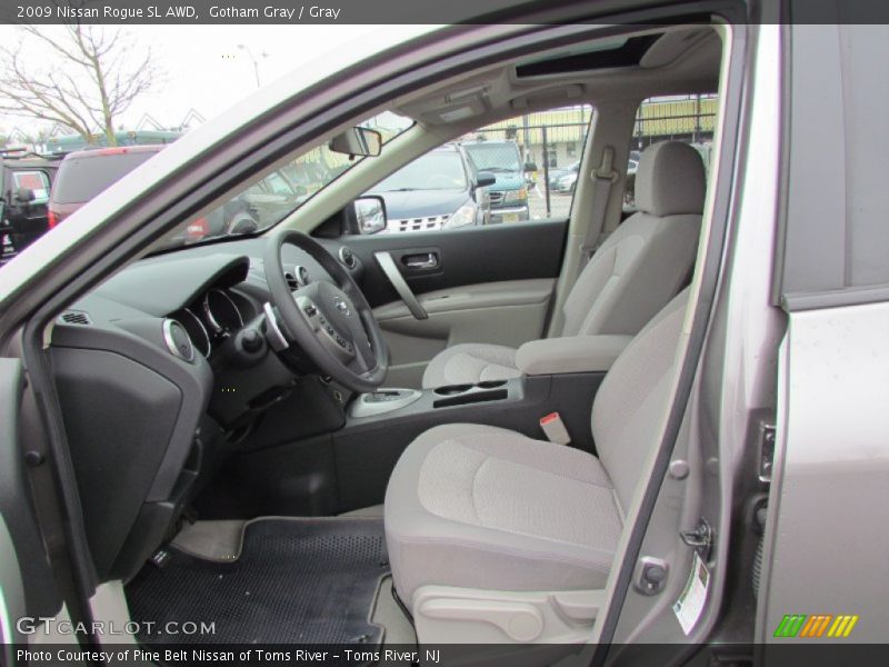 Gotham Gray / Gray 2009 Nissan Rogue SL AWD
