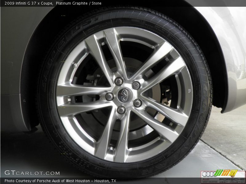 Platinum Graphite / Stone 2009 Infiniti G 37 x Coupe