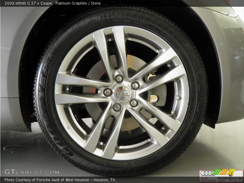 Platinum Graphite / Stone 2009 Infiniti G 37 x Coupe