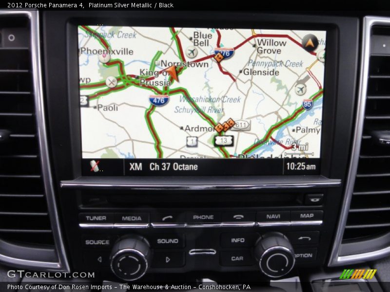Navigation of 2012 Panamera 4