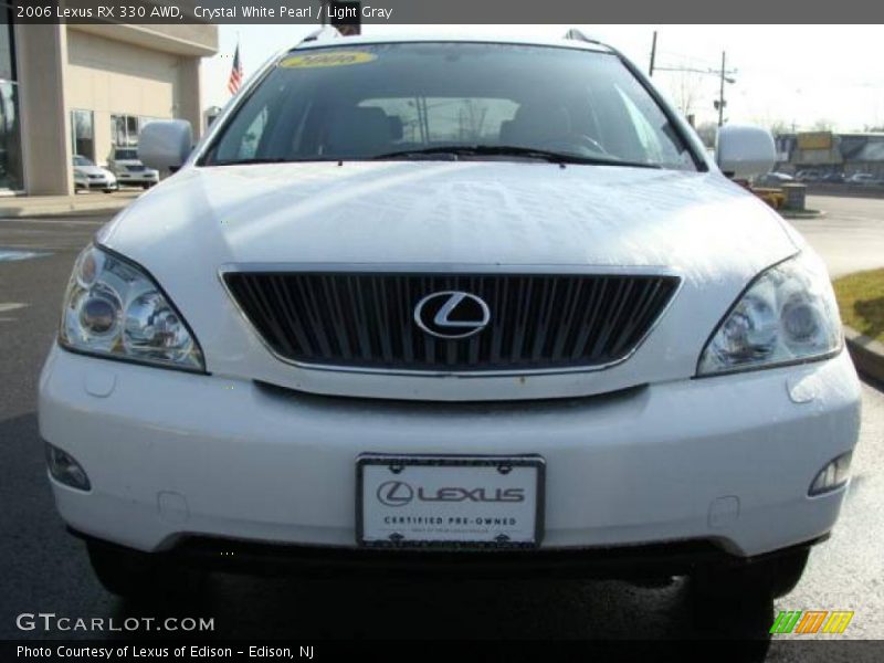 Crystal White Pearl / Light Gray 2006 Lexus RX 330 AWD