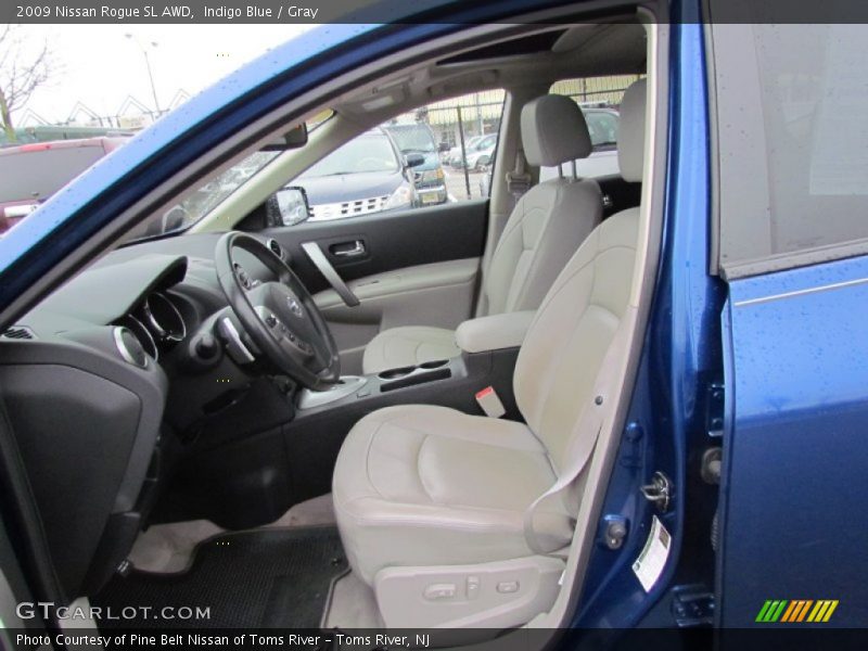  2009 Rogue SL AWD Gray Interior