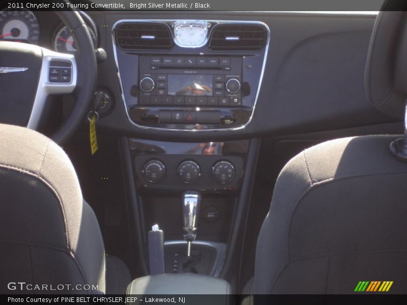 Bright Silver Metallic / Black 2011 Chrysler 200 Touring Convertible