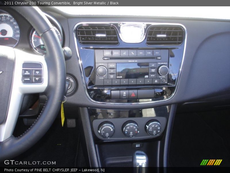Bright Silver Metallic / Black 2011 Chrysler 200 Touring Convertible