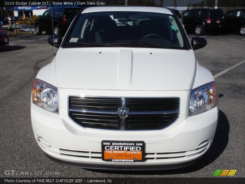 Stone White / Dark Slate Gray 2010 Dodge Caliber SXT