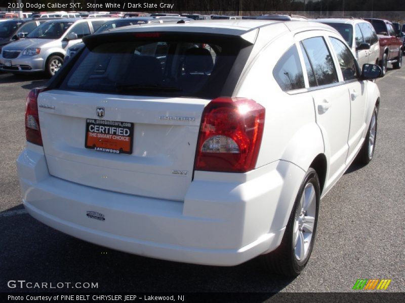 Stone White / Dark Slate Gray 2010 Dodge Caliber SXT