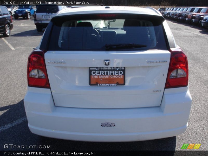 Stone White / Dark Slate Gray 2010 Dodge Caliber SXT