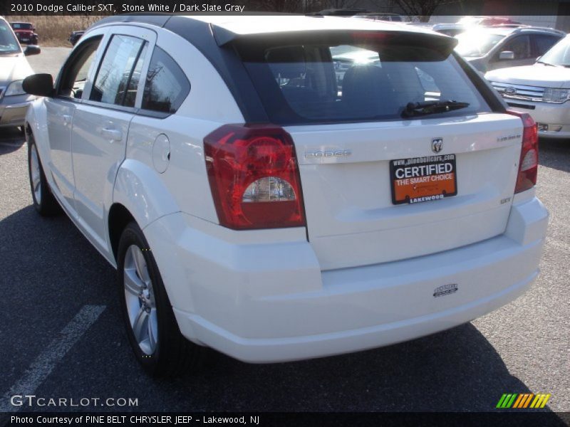 Stone White / Dark Slate Gray 2010 Dodge Caliber SXT