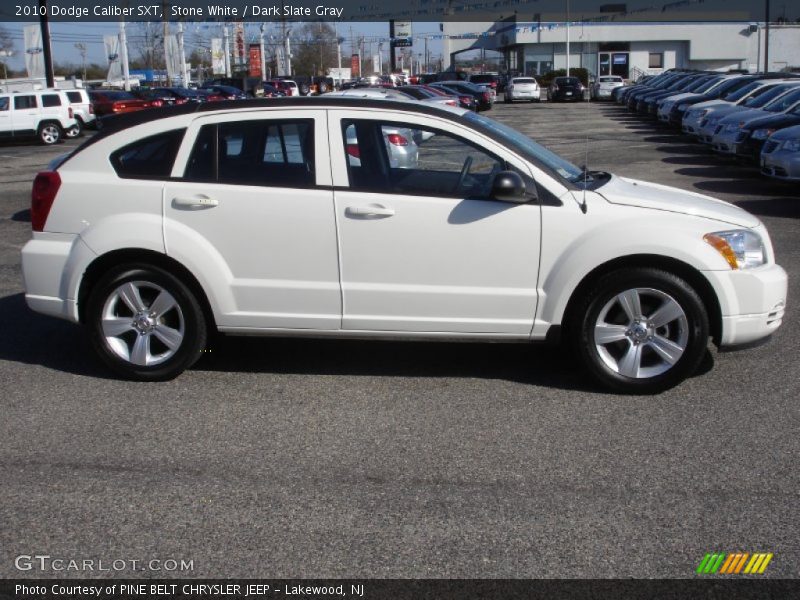 Stone White / Dark Slate Gray 2010 Dodge Caliber SXT