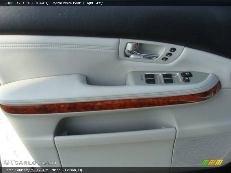 Crystal White Pearl / Light Gray 2006 Lexus RX 330 AWD