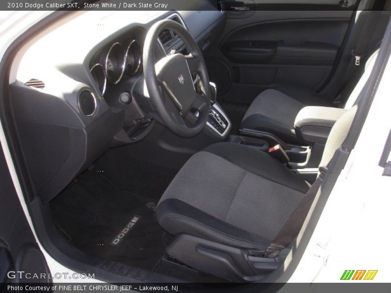 Stone White / Dark Slate Gray 2010 Dodge Caliber SXT