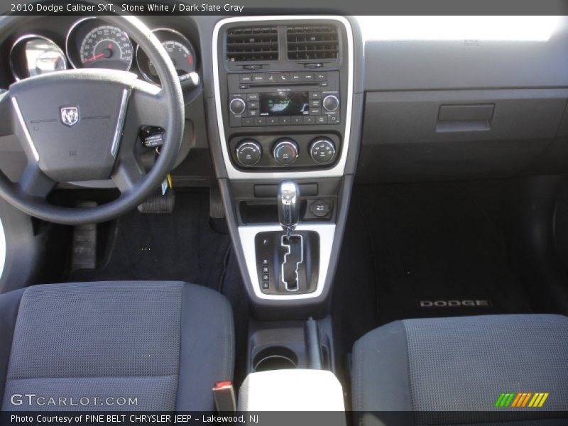 Stone White / Dark Slate Gray 2010 Dodge Caliber SXT