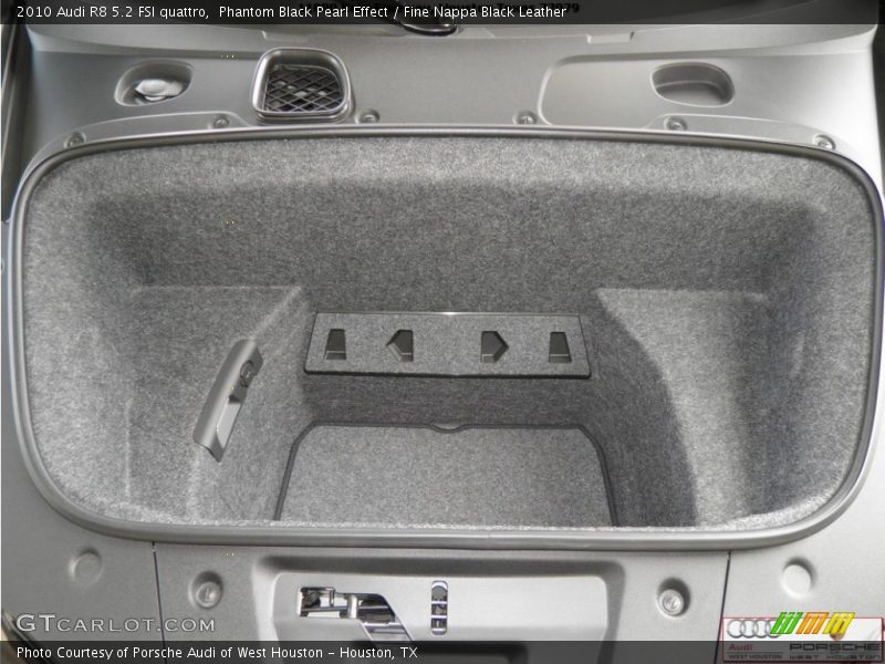 Phantom Black Pearl Effect / Fine Nappa Black Leather 2010 Audi R8 5.2 FSI quattro