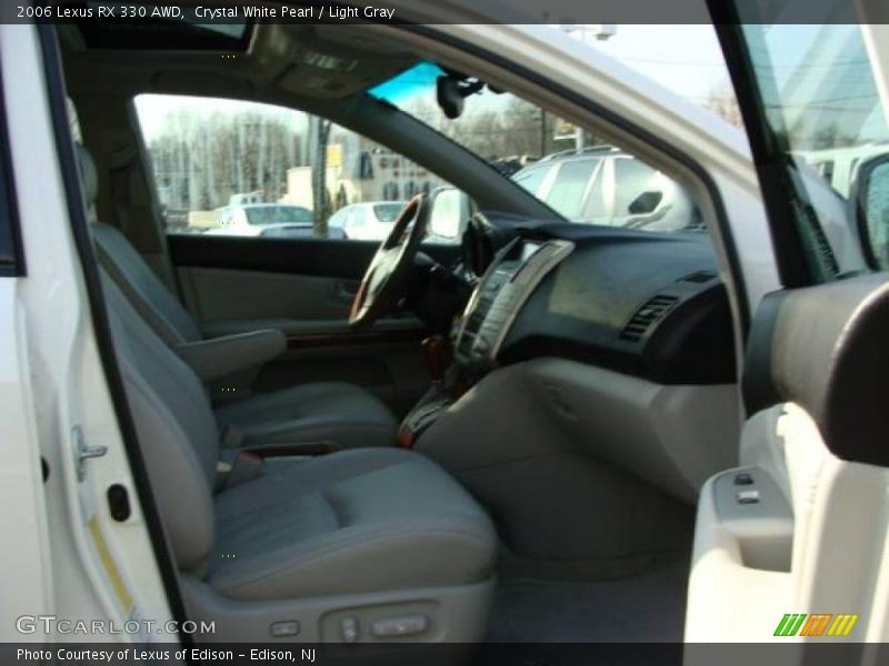 Crystal White Pearl / Light Gray 2006 Lexus RX 330 AWD