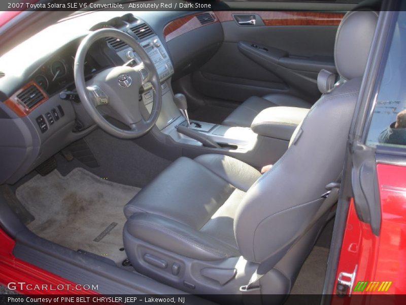 2007 Solara SLE V6 Convertible Dark Stone Interior
