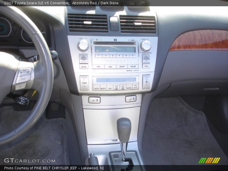 Absolutely Red / Dark Stone 2007 Toyota Solara SLE V6 Convertible