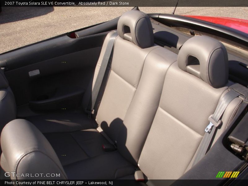 Absolutely Red / Dark Stone 2007 Toyota Solara SLE V6 Convertible