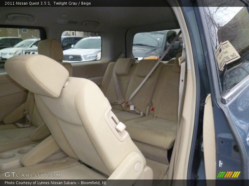 Twilight Gray / Beige 2011 Nissan Quest 3.5 S