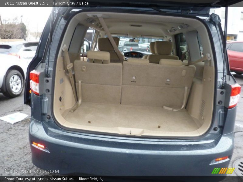 Twilight Gray / Beige 2011 Nissan Quest 3.5 S