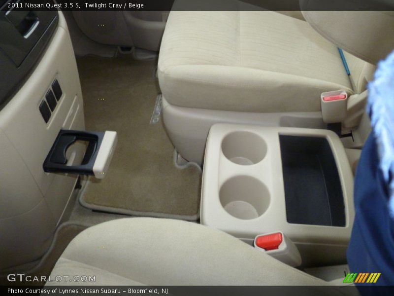 Twilight Gray / Beige 2011 Nissan Quest 3.5 S
