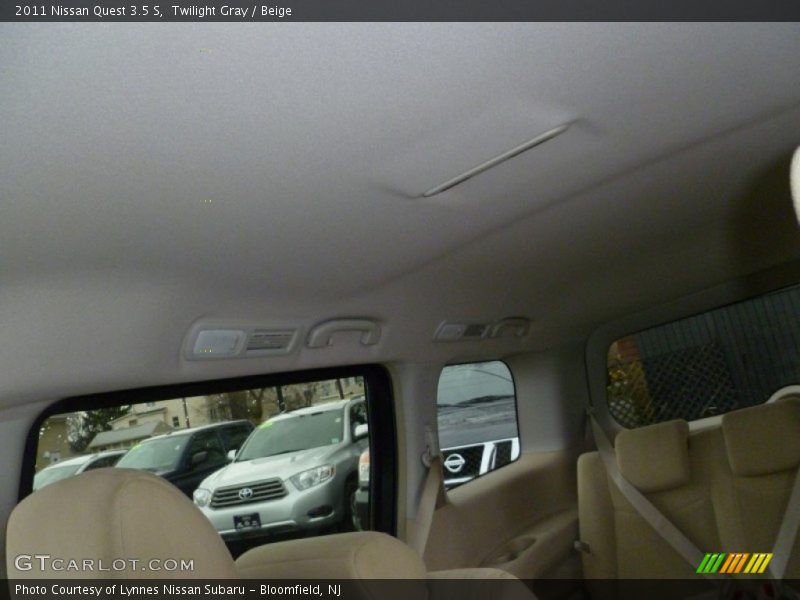 Twilight Gray / Beige 2011 Nissan Quest 3.5 S