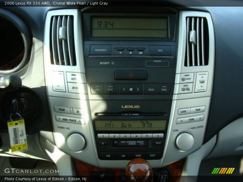 Crystal White Pearl / Light Gray 2006 Lexus RX 330 AWD