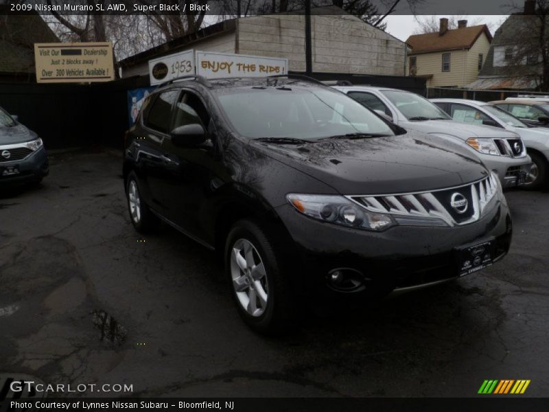 Super Black / Black 2009 Nissan Murano SL AWD
