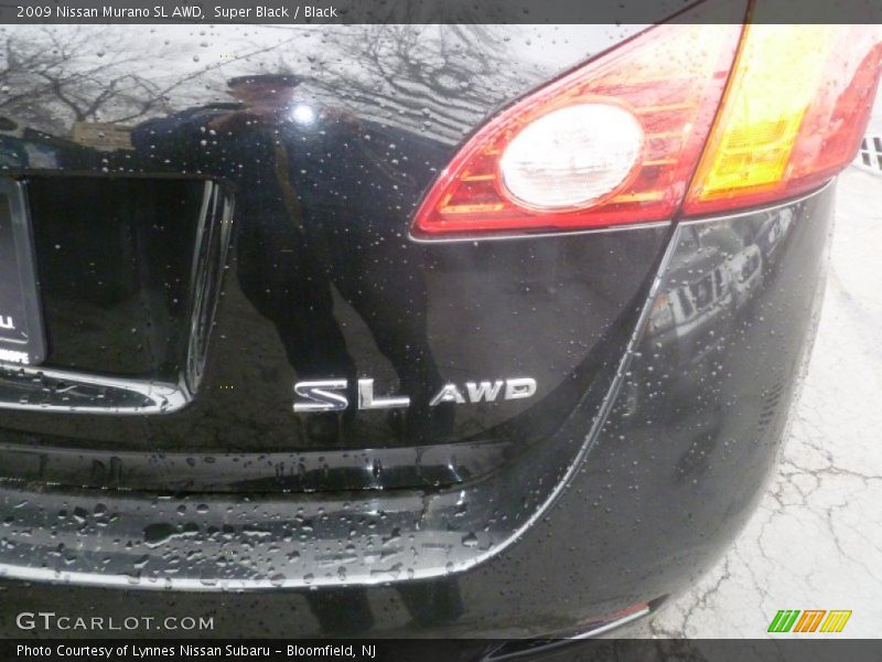 Super Black / Black 2009 Nissan Murano SL AWD
