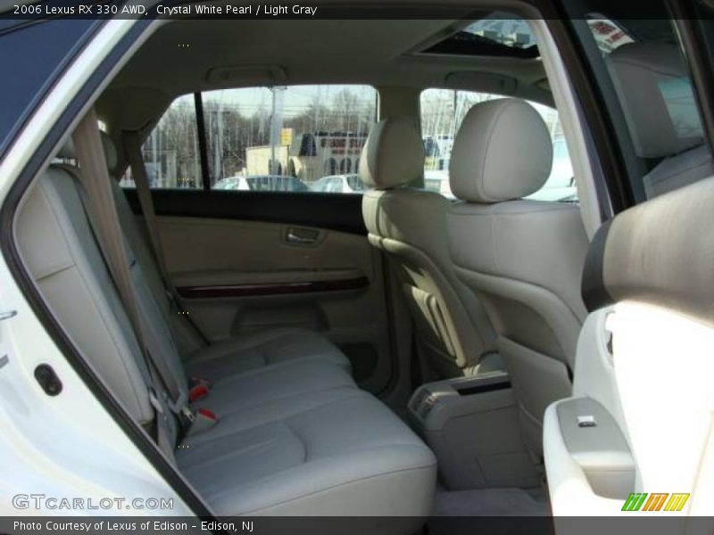 Crystal White Pearl / Light Gray 2006 Lexus RX 330 AWD