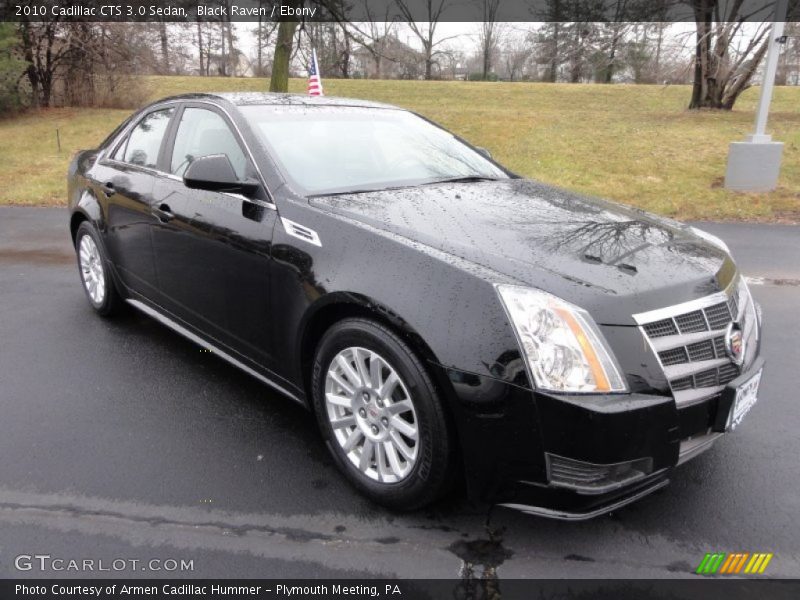 Black Raven / Ebony 2010 Cadillac CTS 3.0 Sedan