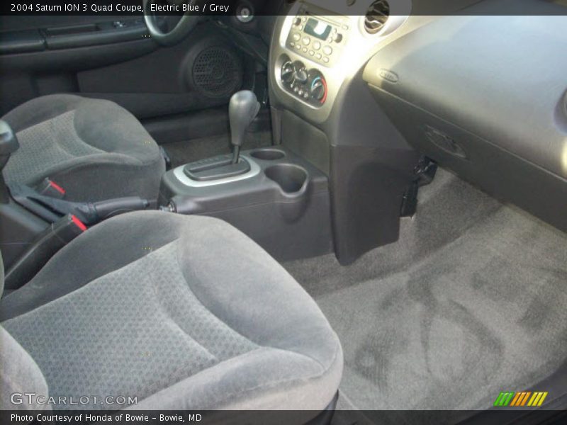 Electric Blue / Grey 2004 Saturn ION 3 Quad Coupe