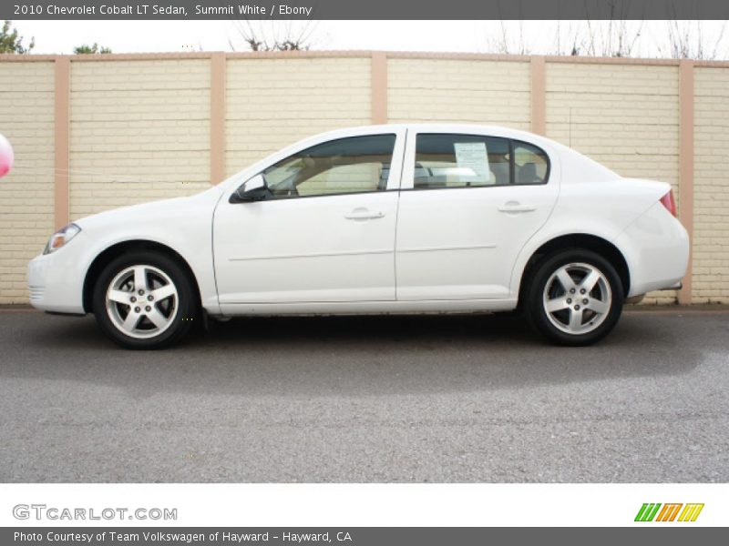 Summit White / Ebony 2010 Chevrolet Cobalt LT Sedan