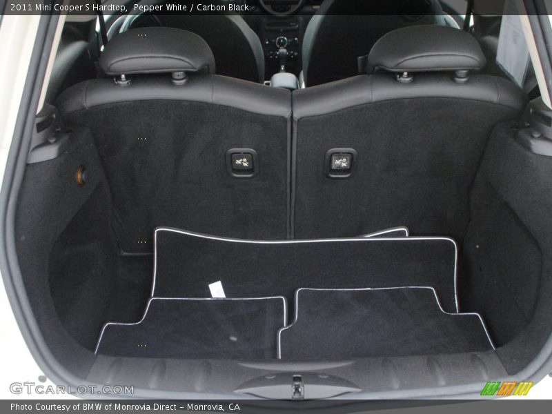 Pepper White / Carbon Black 2011 Mini Cooper S Hardtop