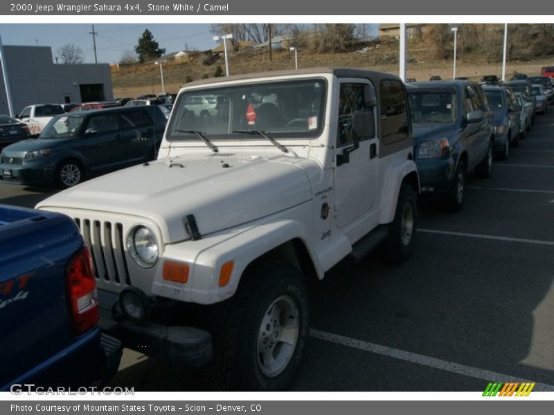 Stone White / Camel 2000 Jeep Wrangler Sahara 4x4