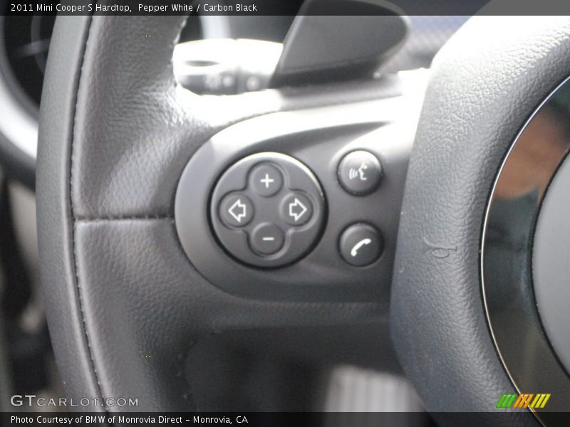 Pepper White / Carbon Black 2011 Mini Cooper S Hardtop