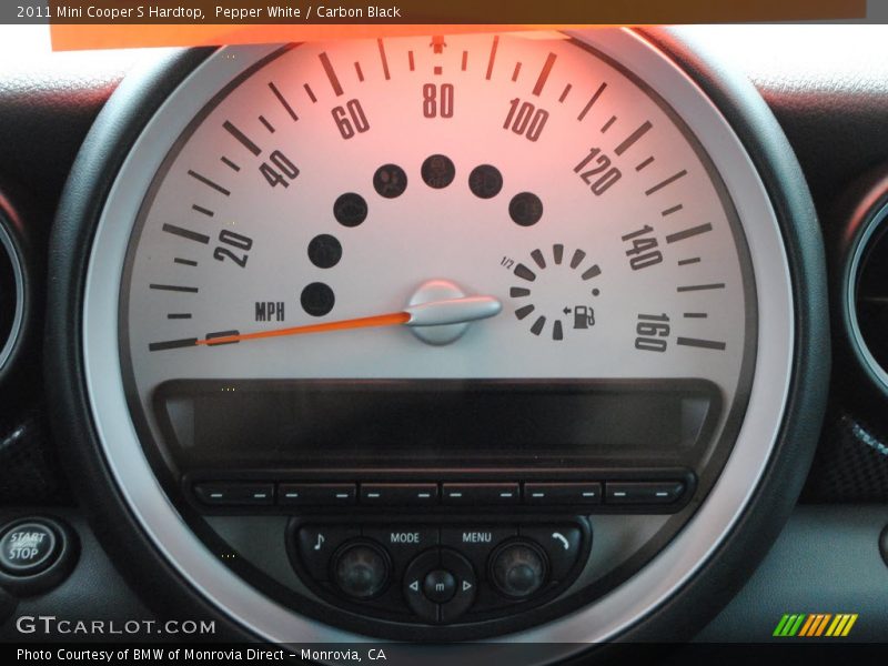 Pepper White / Carbon Black 2011 Mini Cooper S Hardtop