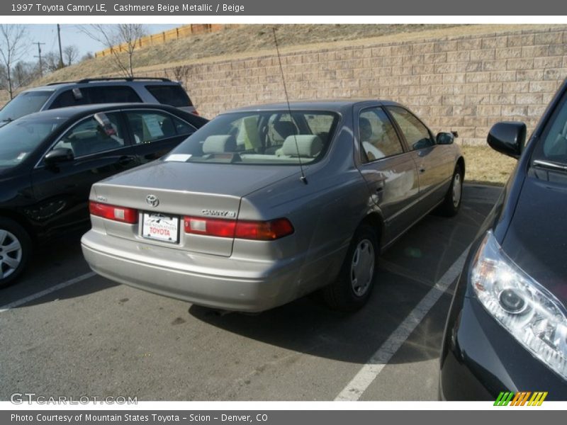Cashmere Beige Metallic / Beige 1997 Toyota Camry LE