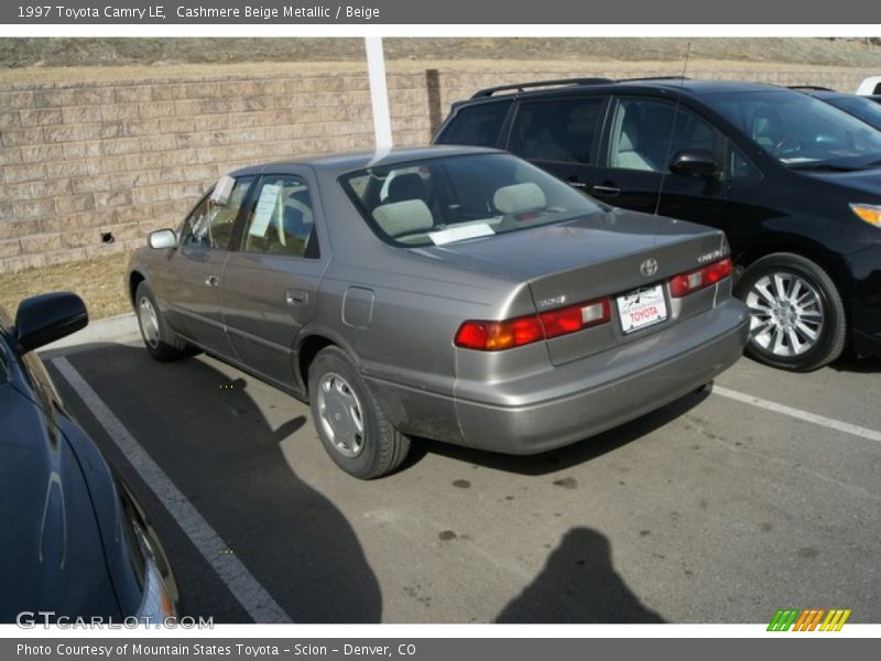 Cashmere Beige Metallic / Beige 1997 Toyota Camry LE