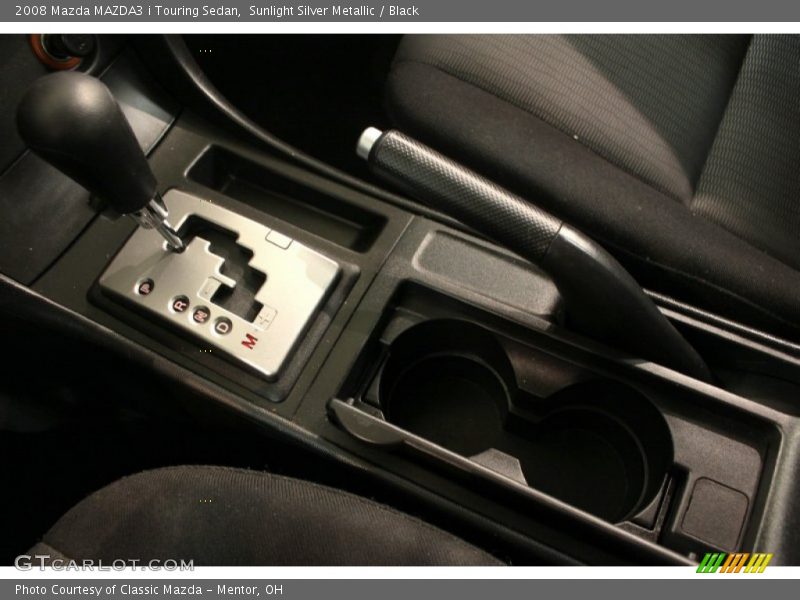 Sunlight Silver Metallic / Black 2008 Mazda MAZDA3 i Touring Sedan
