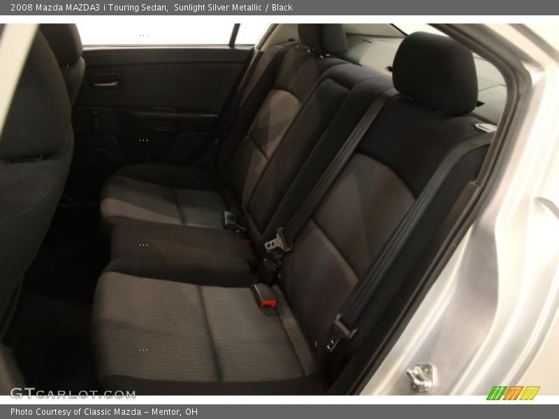 Sunlight Silver Metallic / Black 2008 Mazda MAZDA3 i Touring Sedan