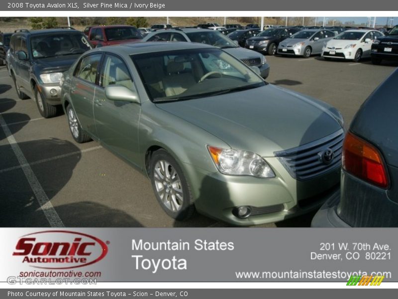Silver Pine Mica / Ivory Beige 2008 Toyota Avalon XLS