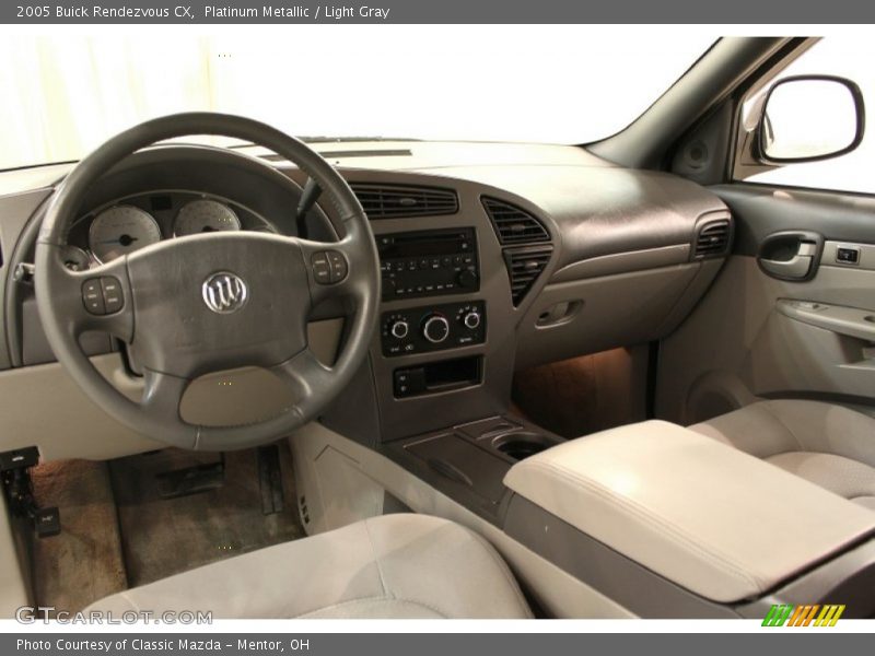 Platinum Metallic / Light Gray 2005 Buick Rendezvous CX