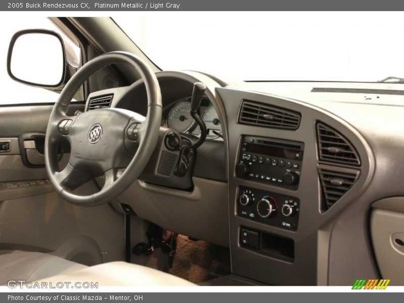 Platinum Metallic / Light Gray 2005 Buick Rendezvous CX