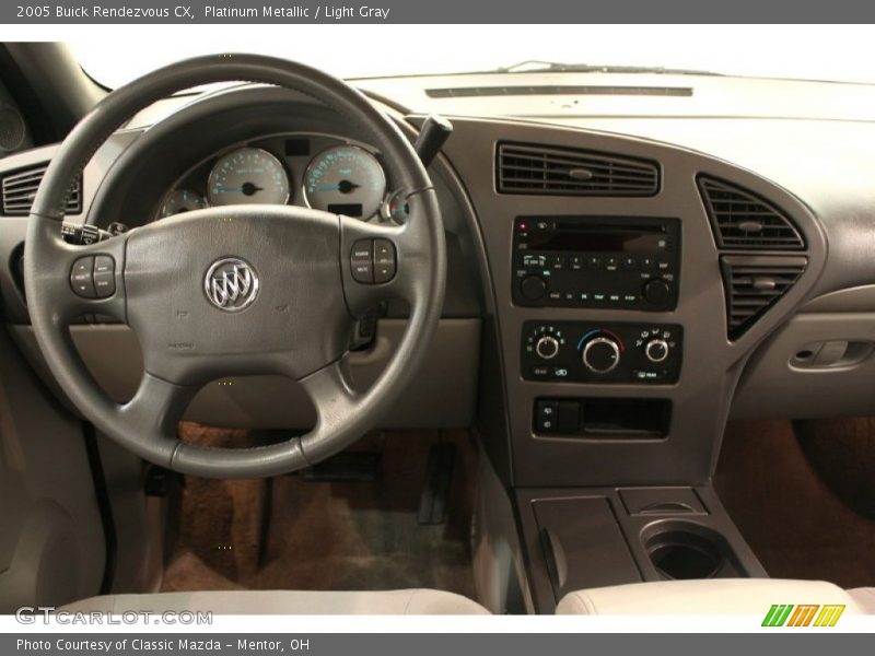 Platinum Metallic / Light Gray 2005 Buick Rendezvous CX