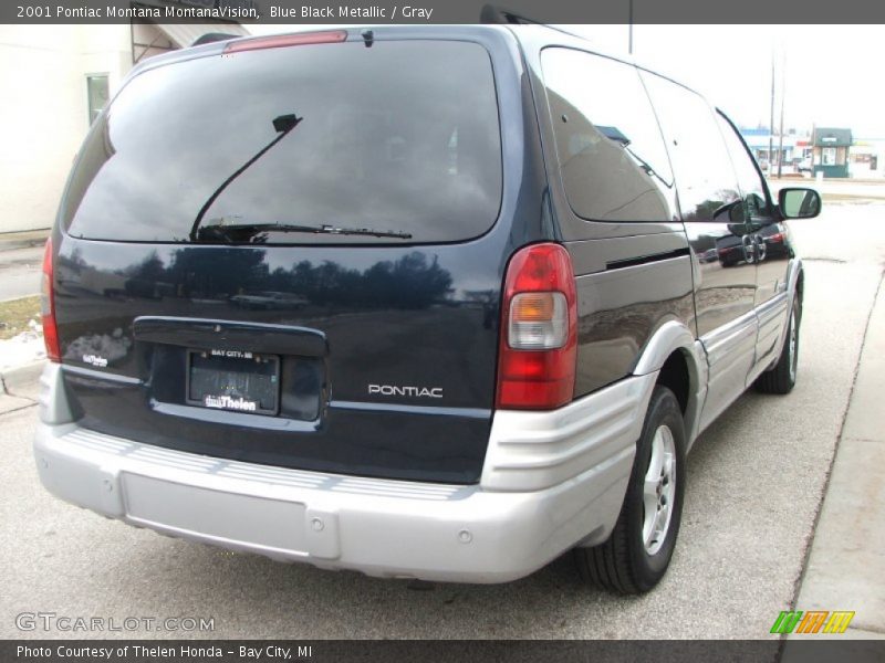 Blue Black Metallic / Gray 2001 Pontiac Montana MontanaVision