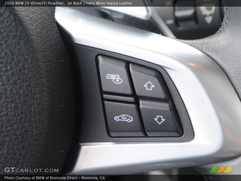 Jet Black / Ivory White Nappa Leather 2009 BMW Z4 sDrive35i Roadster