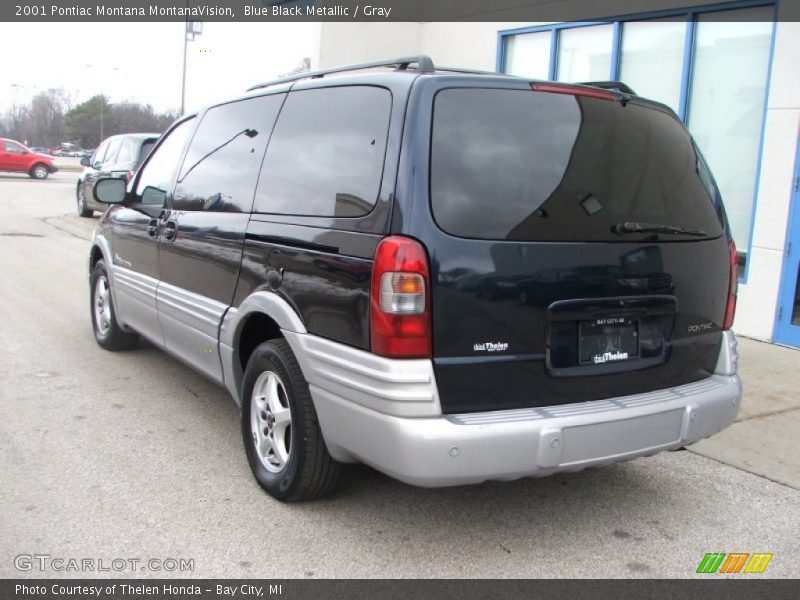 Blue Black Metallic / Gray 2001 Pontiac Montana MontanaVision