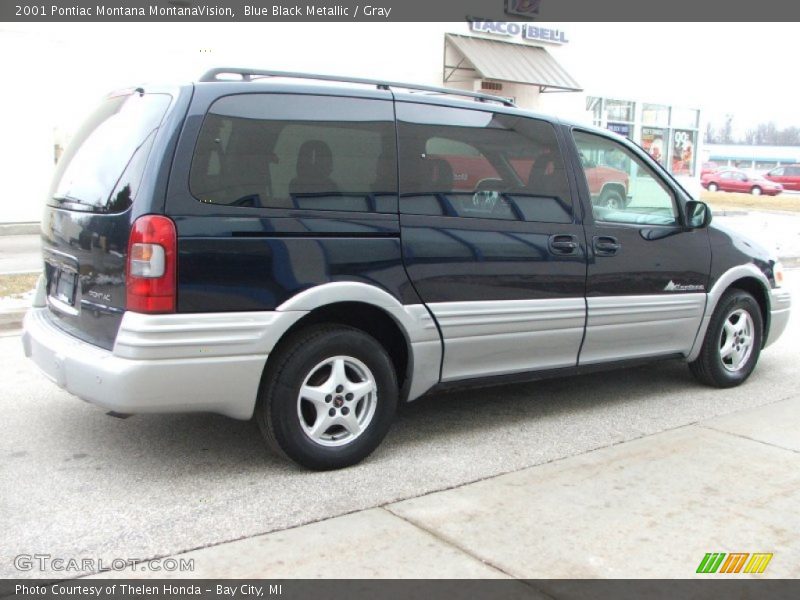 Blue Black Metallic / Gray 2001 Pontiac Montana MontanaVision